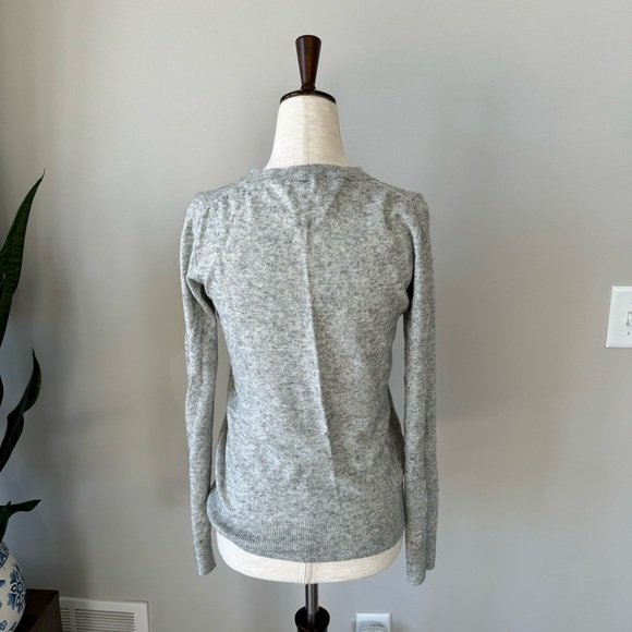 Rare! J. Crew Wool Dog w/ Heart Shaped Eyes Crew Neck Sweater - Valentines Day - Picture 7 of 7